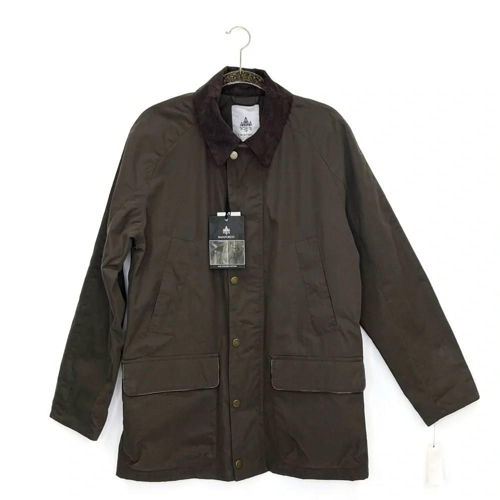 Rainforest Explorer Jacket Men’s Medium Portabella Brown Barn Field Coat New NWT